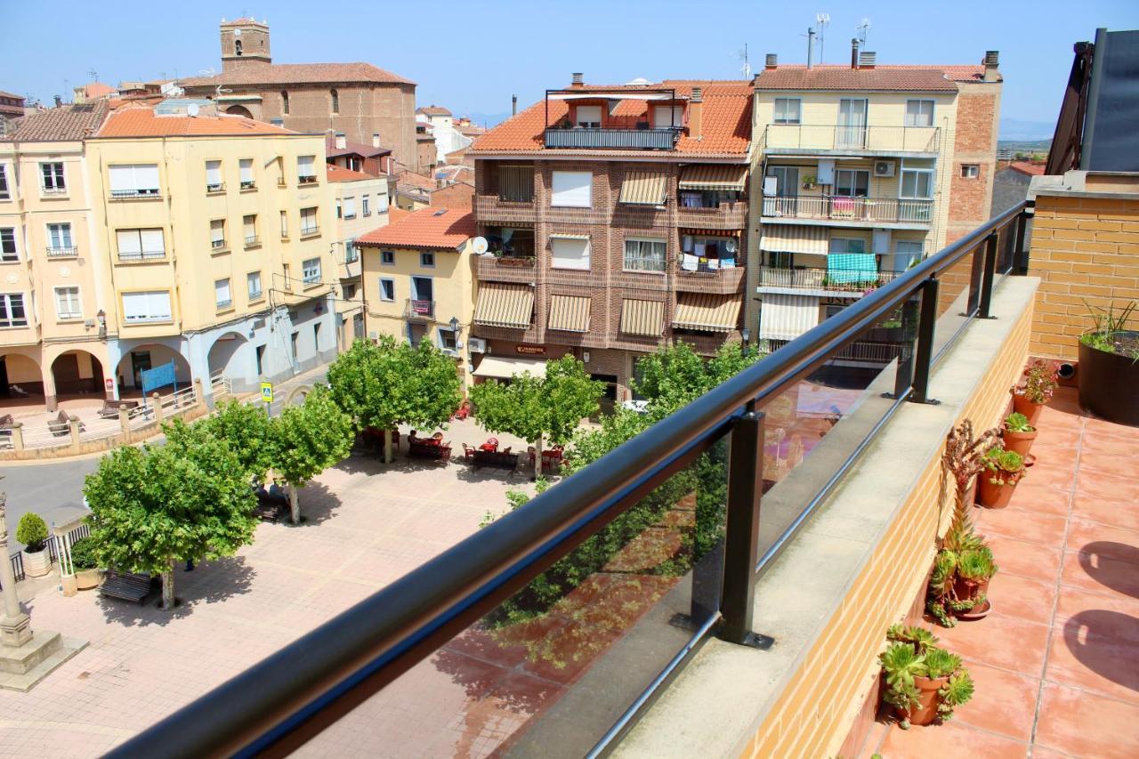 Appartamento Ático en el centro con terraza y barbacoa Entrena Esterno foto